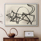 Study of a Cat (Étude de chat), 1946 - Floater Framed Canvas Print