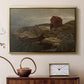 A Fisherman's Home, Lillesand, 1858 - Floater Framed Canvas Print