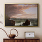 Views Across Frenchman's Bay from Mt. Desert Island, After a Squall, 1845 - Floater Framed Canvas Print