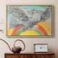 Flying Dove with Rainbow (Colombe volant à l'Arc-en-ciel), 1952 - Floater Framed Canvas Print