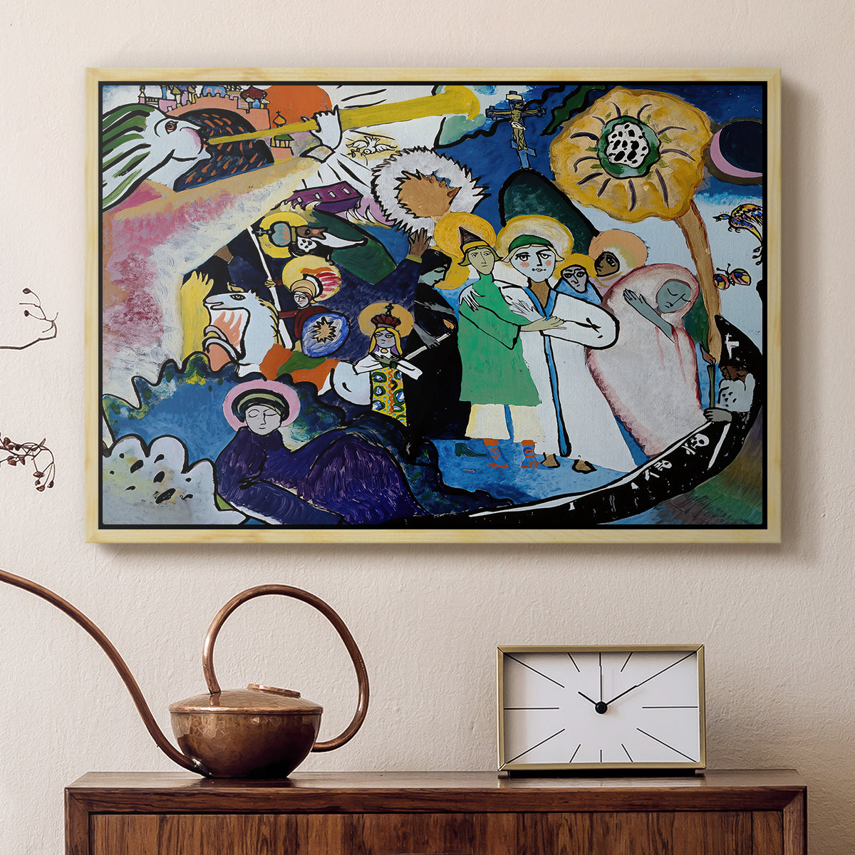 All Saints Day I, 1911 - Floater Framed Canvas Print