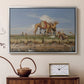 On the Banks of the Nile, Upper Egypt, 1876 - Floater Framed Canvas Print
