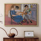 Domino Players, 1921 - Floater Framed Canvas Print
