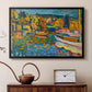 Study for Autumn Landscape with Boats, 1908 - Floater Framed Canvas Print