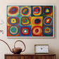 Color Study: Squares with Concentric Circles, 1913 - Floater Framed Canvas Print