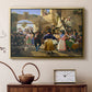 Romans Gathered for Merriment at an Osteria, 1839 - Floater Framed Canvas Print