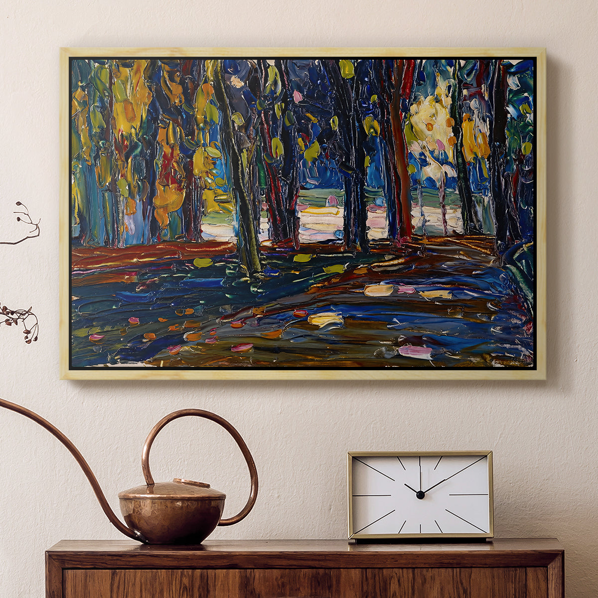 Autumn Study, 1908 - Floater Framed Canvas Print