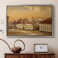 The Riding School at Akershus Castle, 1846 - Floater Framed Canvas Print