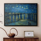 Starry Night Over the Rhône, 1888 - Floater Framed Canvas Print