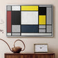 Composition with Yellow, Red, Black, Blue, and Gray, 1920 - Floater Framed Canvas Print