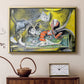 Still Life with Cat and Lobster, 1962 - Floater Framed Canvas Print