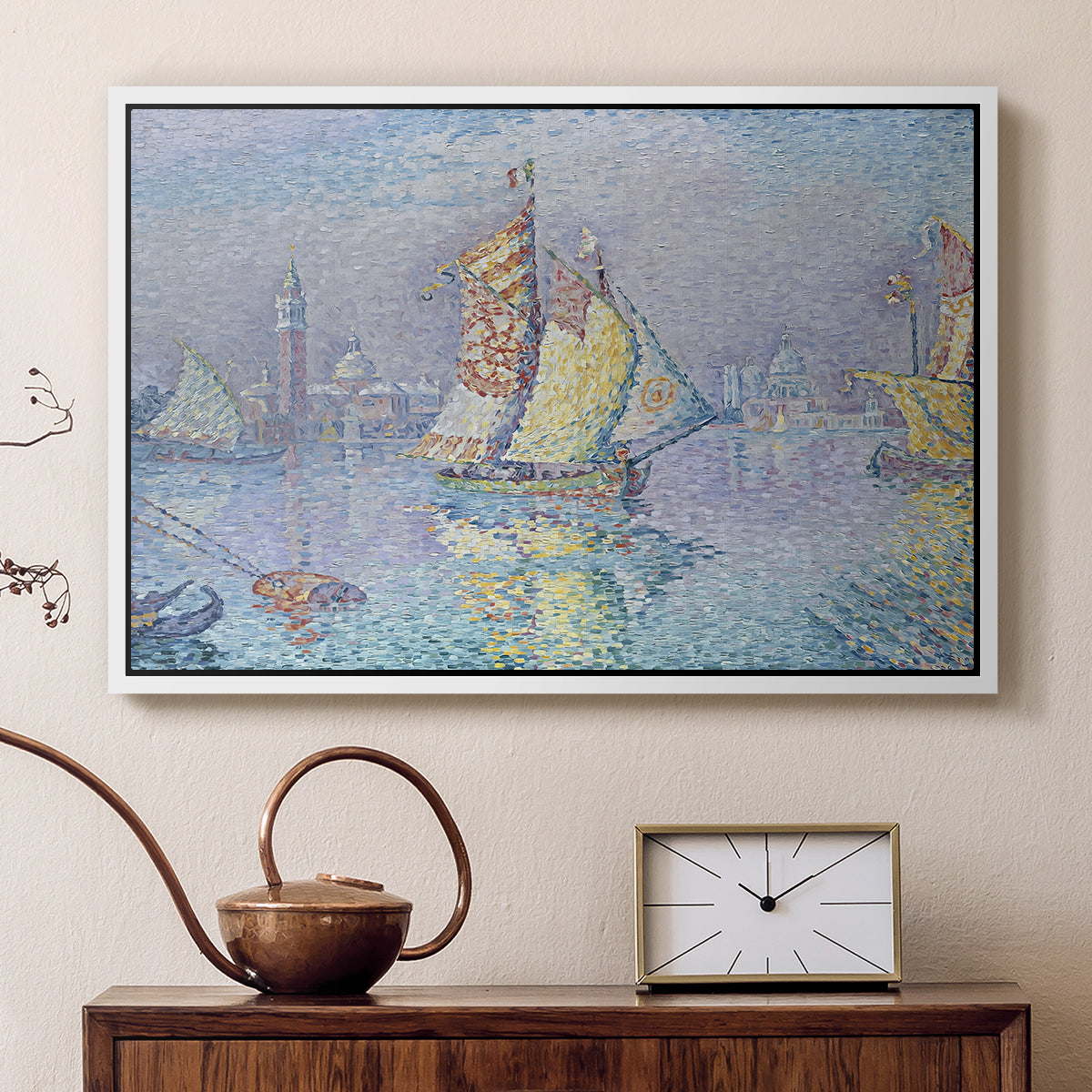 Venice, the Yellow Sail, 1904 - Floater Framed Canvas Print