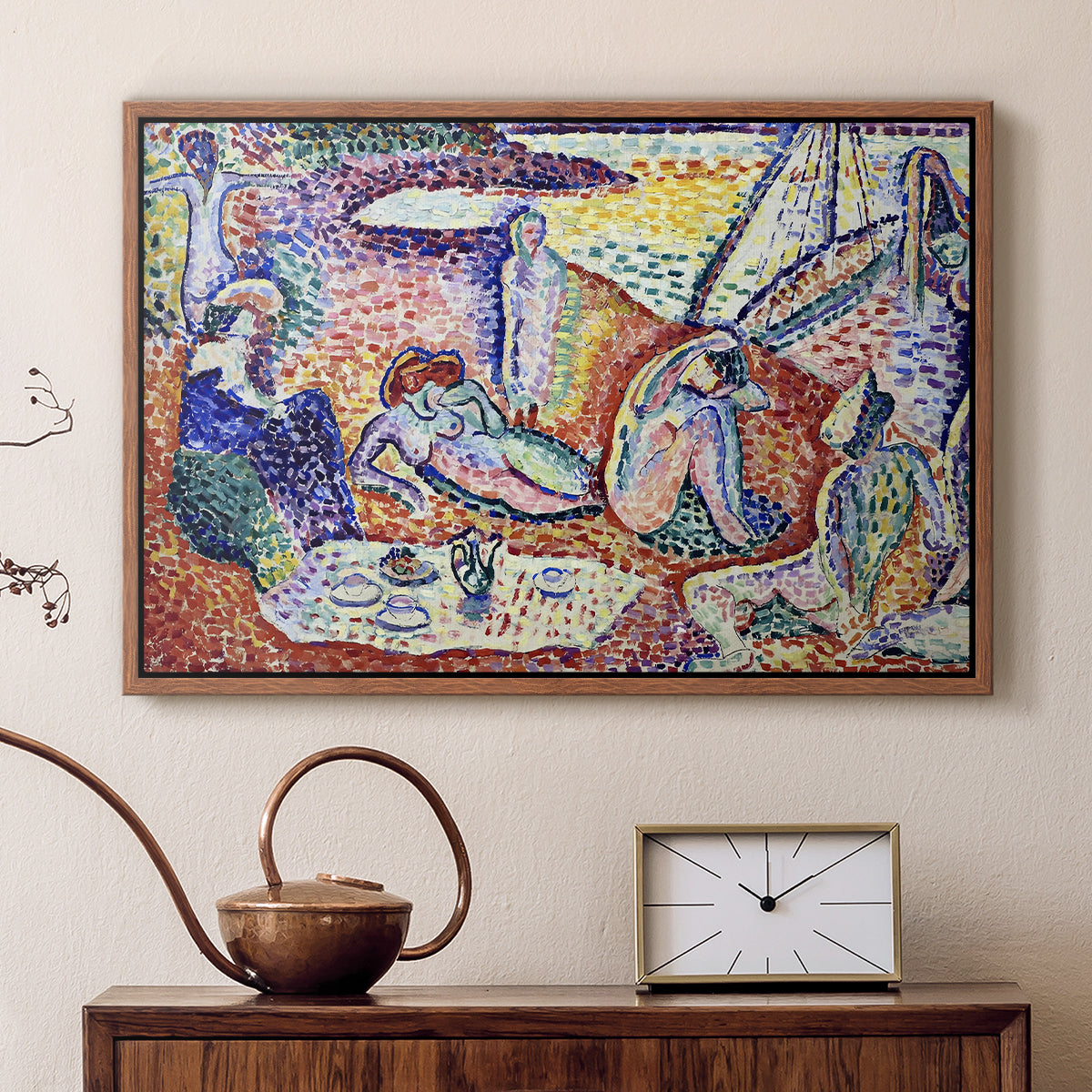 Luxe, Calme et Volupté, 1904 - Floater Framed Canvas Print