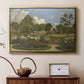 The Painter's Garden at Saint-Privé, 1886 - Floater Framed Canvas Print