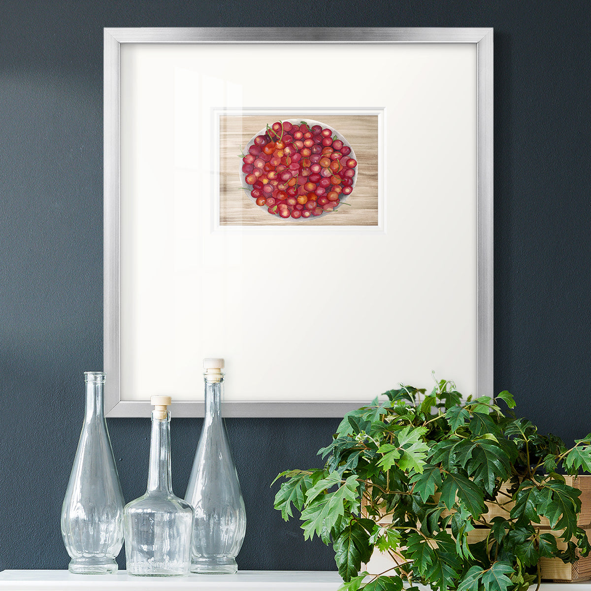 Bowls of Fruit IV Premium Framed Print Double Matboard