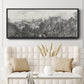 City of Cleveland - Floater Framed Canvas Print