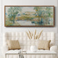 Trees on the Creek I - Floater Framed Canvas Print