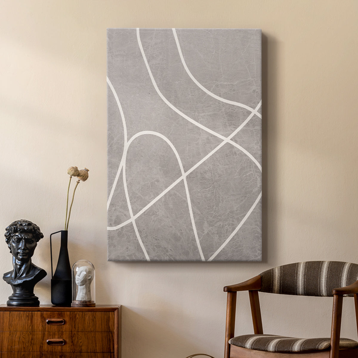 Fissures I - Canvas Art Print