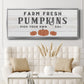 Farm Fresh Pumpkins - Floater Framed Canvas Print