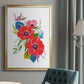 Brilliant Poppies II - Modern Framed Canvas Print