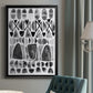 Grey Arches III - Modern Framed Canvas Print