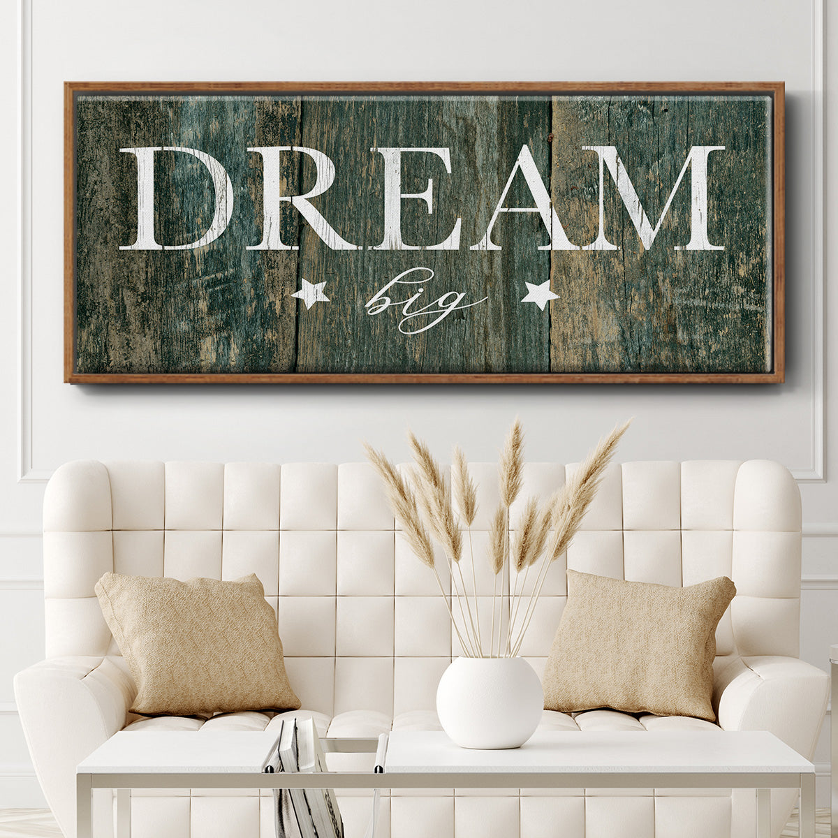 Dream Big - Floater Framed Canvas Print