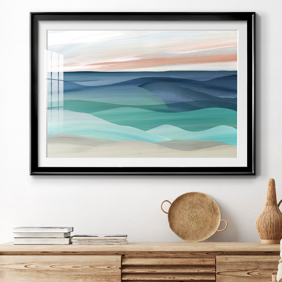 Shifting Seas Premium Framed Print - Ready to Hang