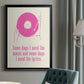 Sweet Melody II - Modern Framed Canvas Print