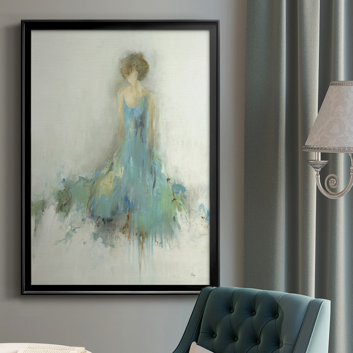 Reflection on You -  Framed Canvas Print