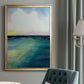 Sherbet Sunset Diptych II - Modern Framed Canvas Print