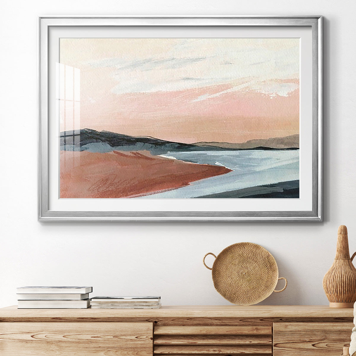 Paynes Coast I - Modern Framed Art Print