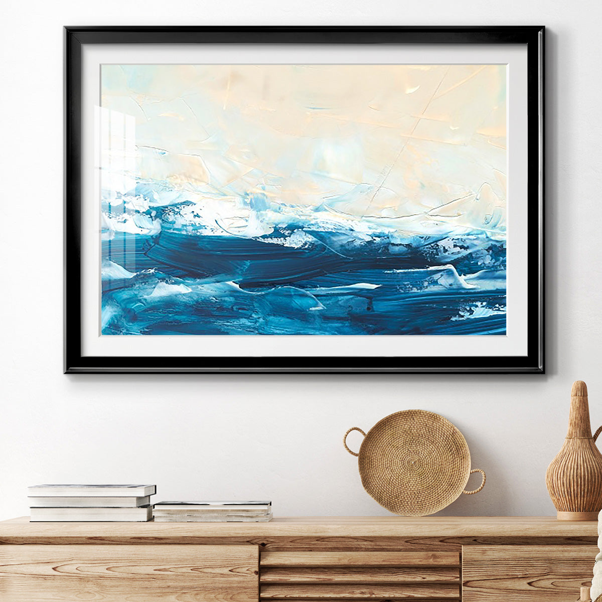 Wave after Wave III - Modern Framed Art Print