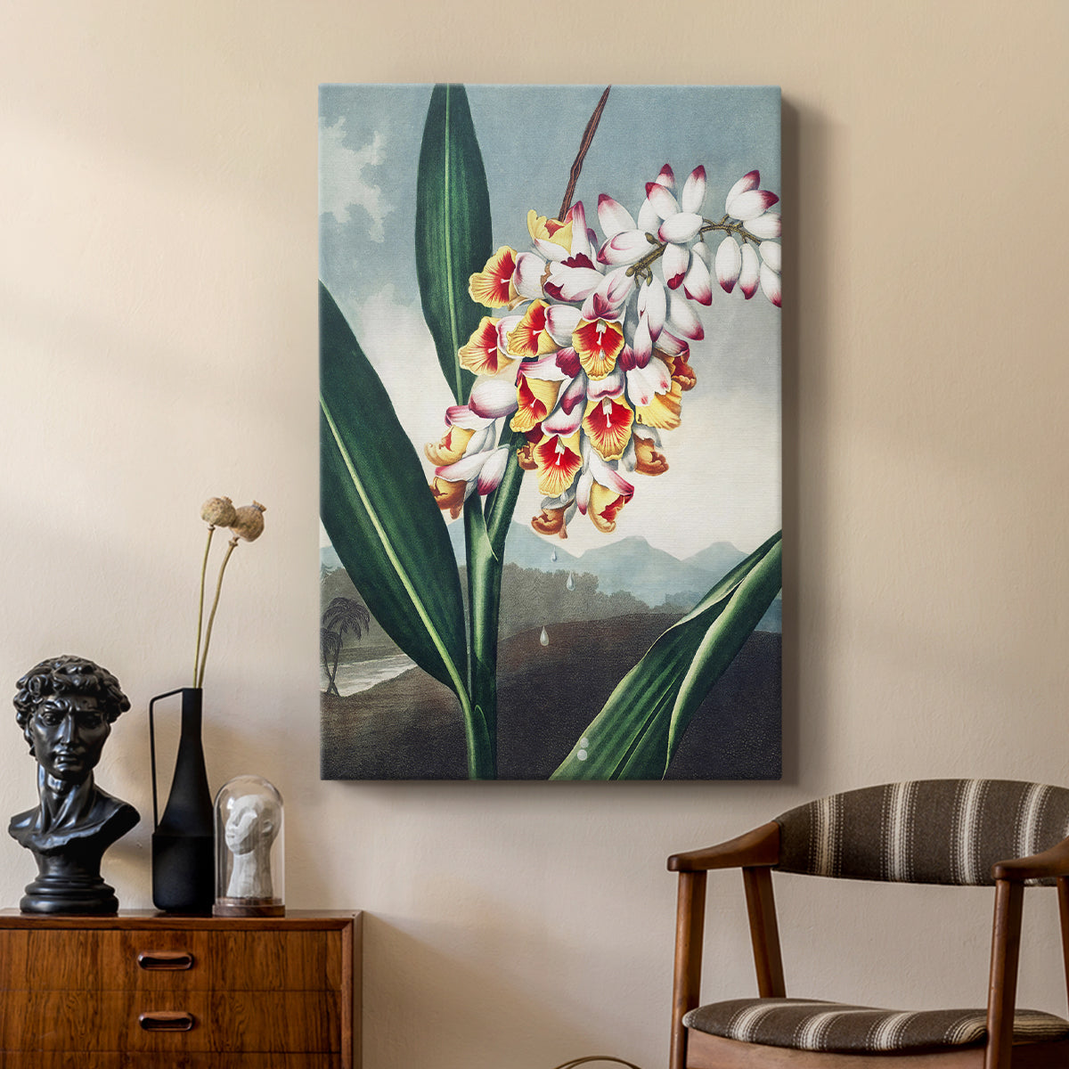 Temple of Flora VII - Canvas Art Print