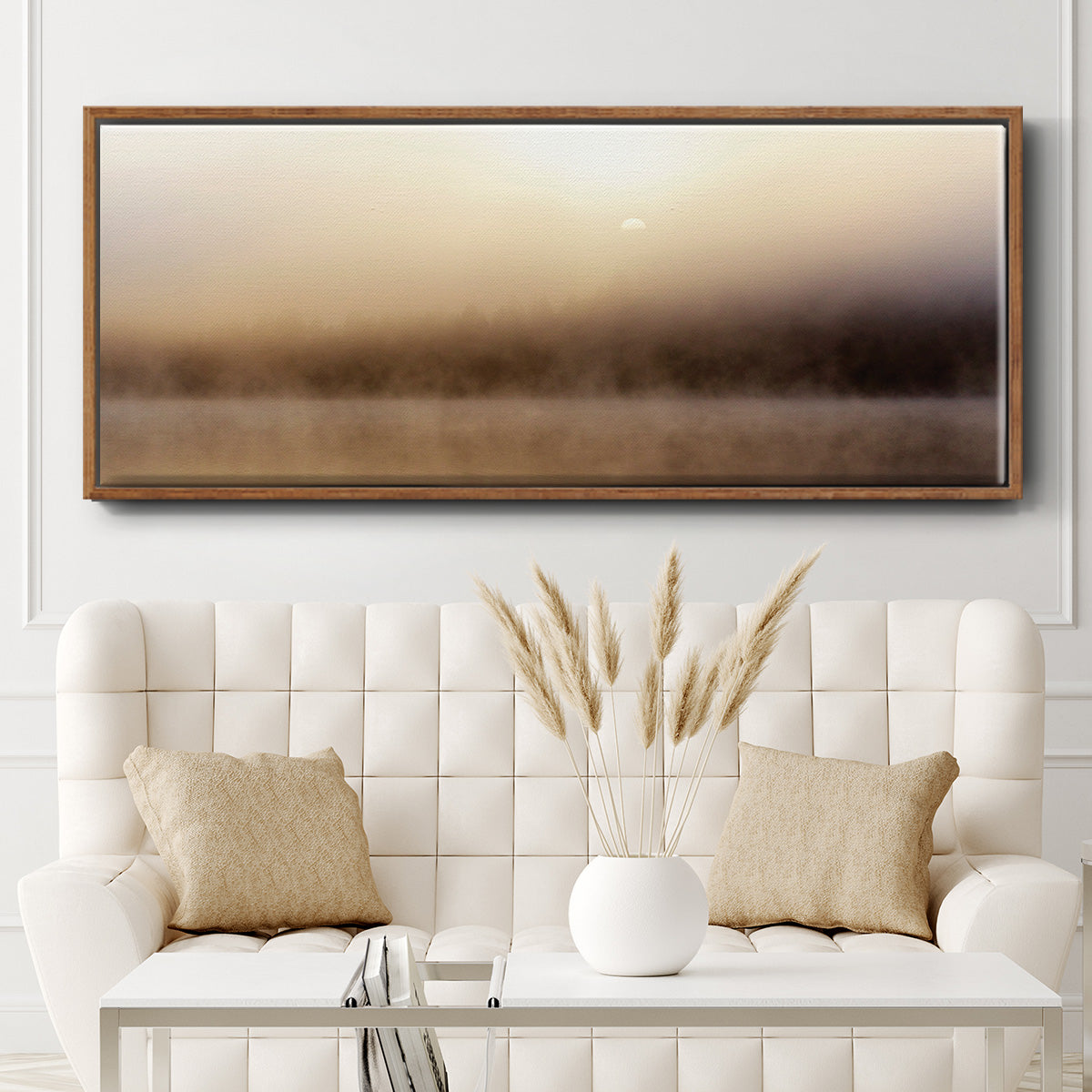 Break of Dawn - Floater Framed Canvas Print