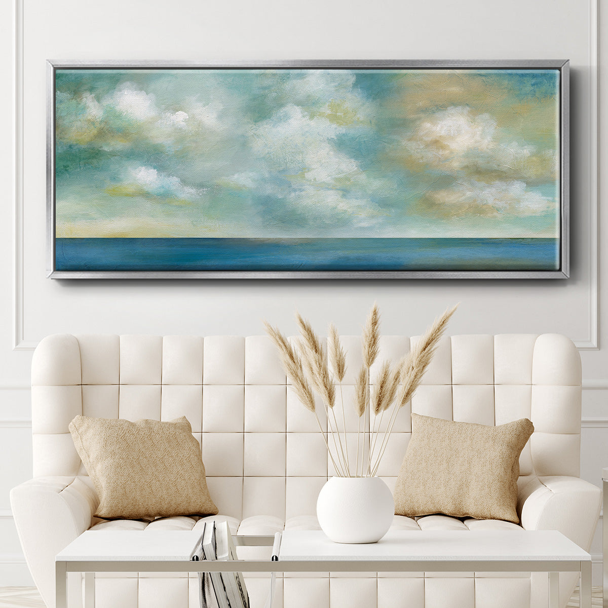 Cloudscape Vista II - Floater Framed Canvas Print