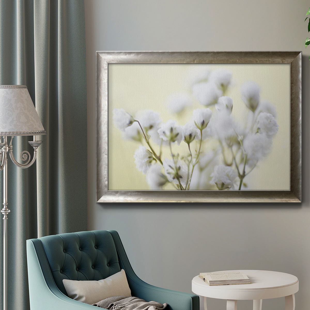 Baby's Breath Study IV Premium Framed Canvas- Ready to Hang