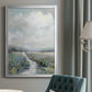 Peninsula Path - Modern Framed Canvas Print