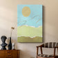 Green and Gold Pieced Landscape I - Canvas Art Print