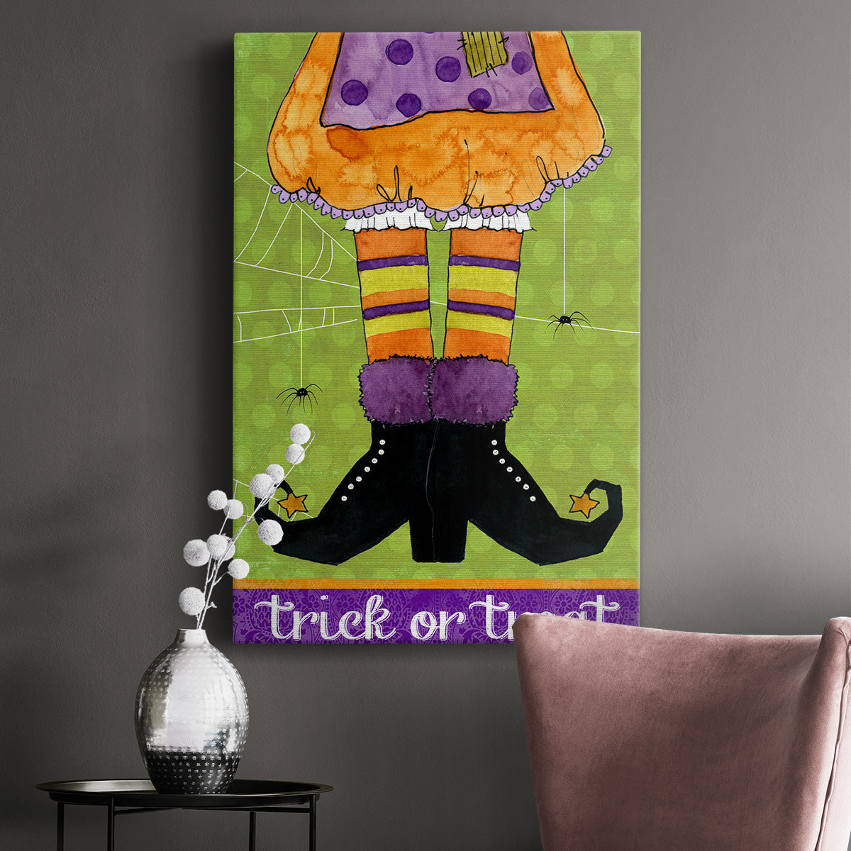 Trick or Treat Premium Gallery Wrapped Canvas - Ready to Hang