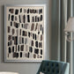 Chalk and Flint III - Modern Framed Canvas Print