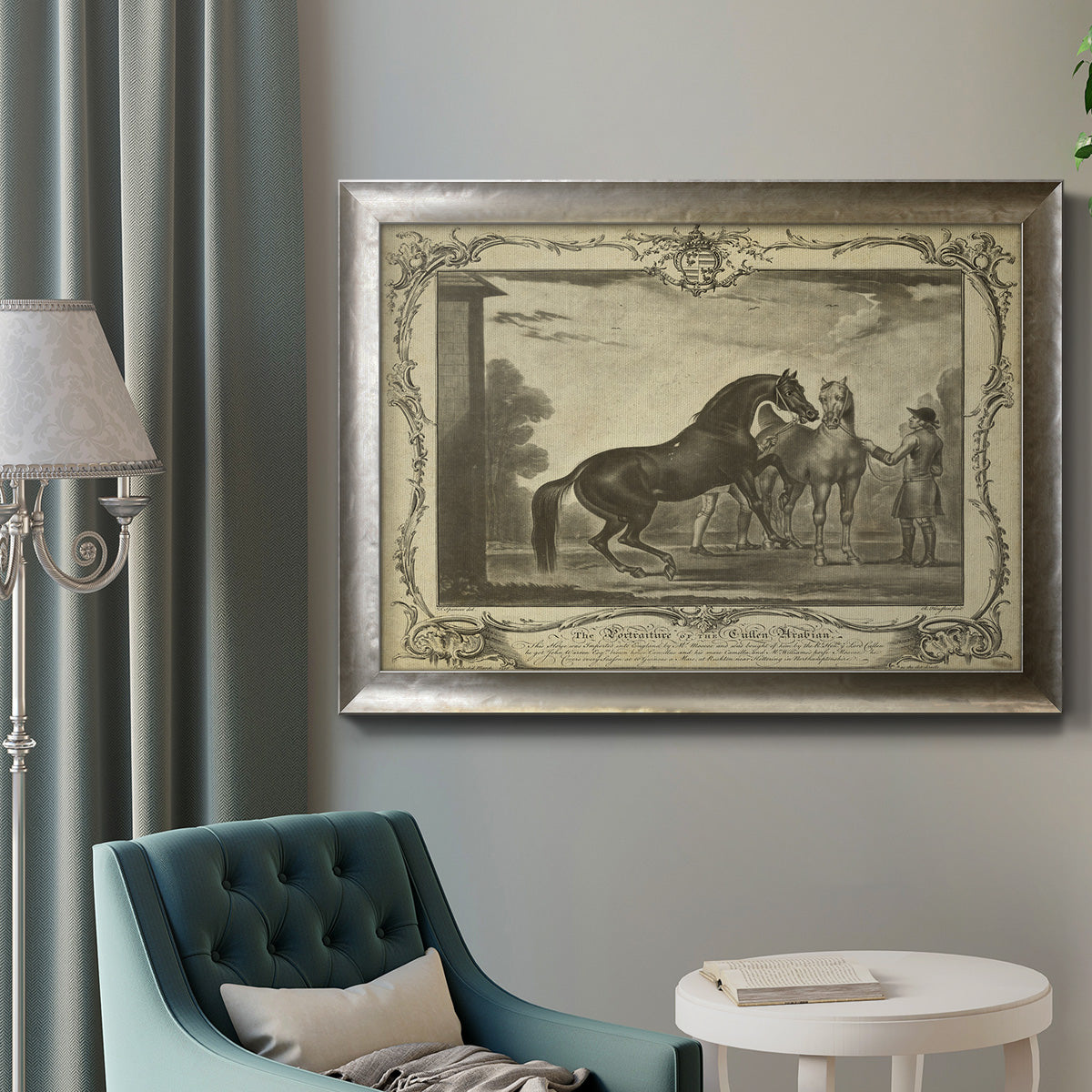 Distinguished Horses III Premium Framed Canvas- Ready to Hang