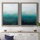 Drifting Sea I - Premium Framed Canvas 2 Piece Set - Ready to Hang