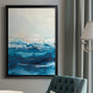 Wave after Wave II - Modern Framed Canvas Print