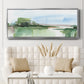 Abstract Wetland IV - Floater Framed Canvas Print