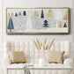 Christmas Chalet Collection D - Floater Framed Canvas Print
