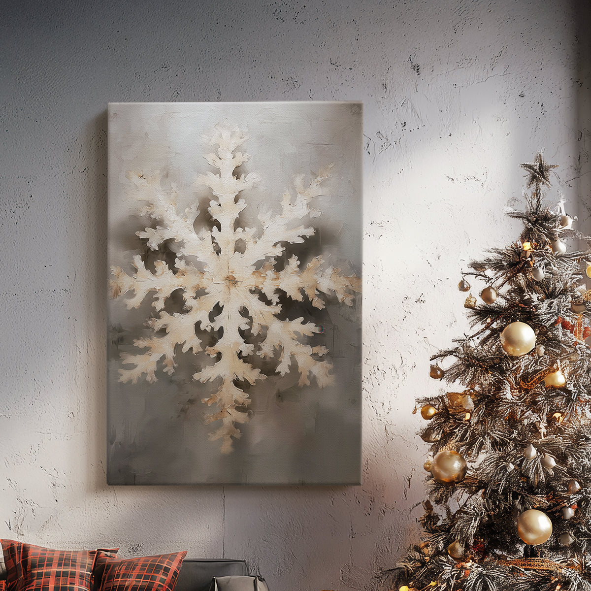 Twilight of Chalk Nativity - Canvas Art Print