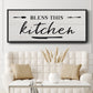 Bless this Kitchen - Floater Framed Canvas Print