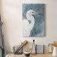 Watercolor Heron Portrait II Premium Gallery Wrapped Canvas - Ready to Hang