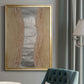 Silver Lake II - Modern Framed Canvas Print