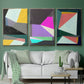 Chop I - Framed Premium Gallery Wrapped Canvas L Frame 3 Piece Set - Ready to Hang